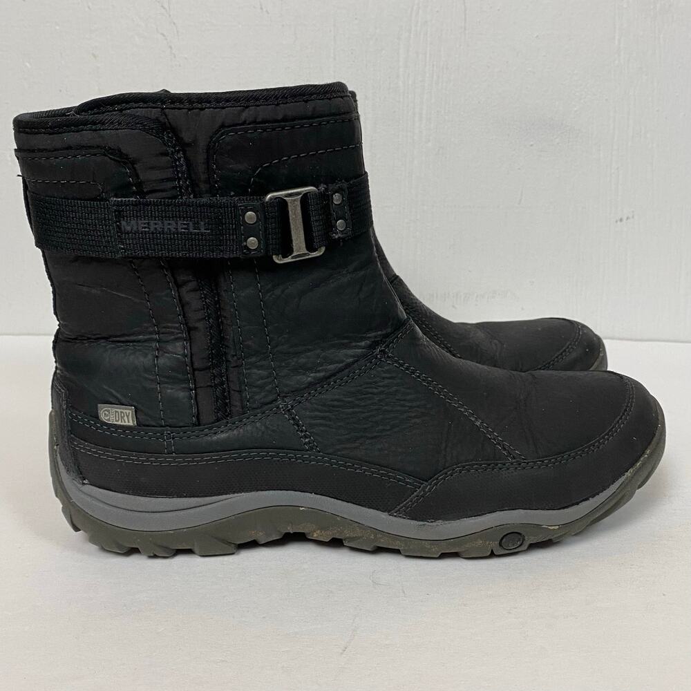 Merrell Black Outdoor Ankle Booties